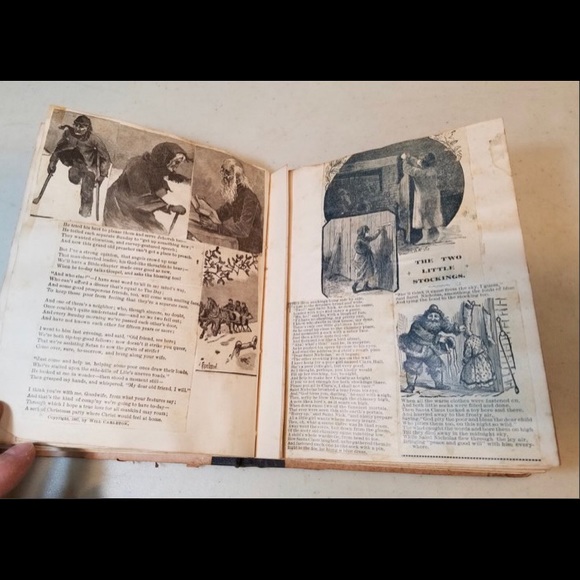 Antique 1880 The Sunday Scrap Album - Picture 13 of 16